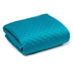 Cuvertura de pat, Uni, 200×220 cm, Soft Touch, Turcoaz, MELT100