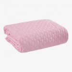 Cuvertura de pat, Uni, 200×220 cm, Soft Touch, Roz deschis, MELT107