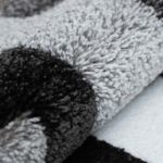 Covor Garden, 60% Polipropilena / 40% Polyester, Design Modern, Negru/Gri, Densitate 2600 gr/m2