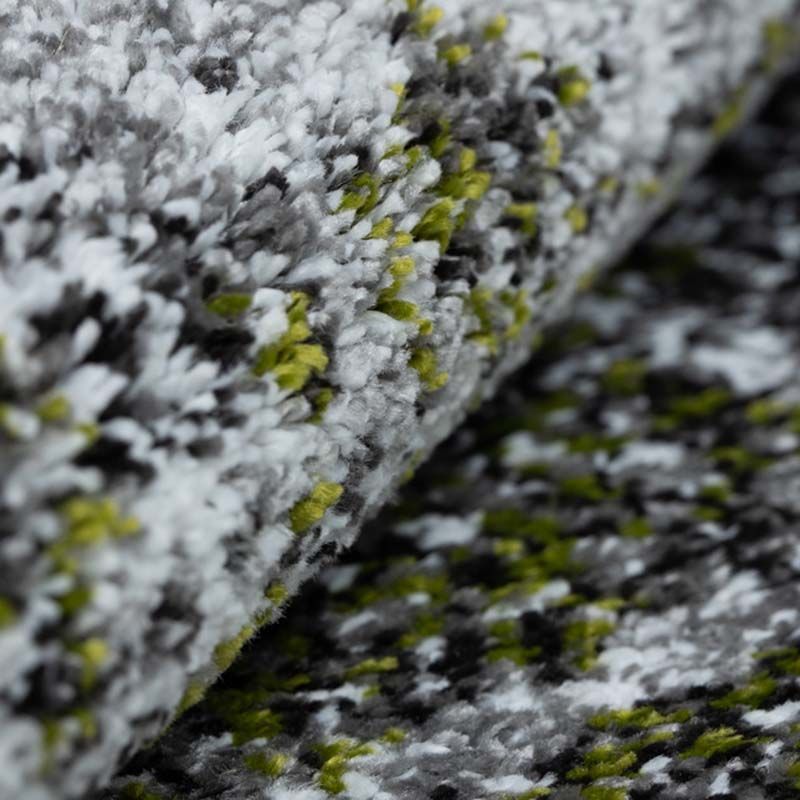 Covor Anatolia, 50% Polipropilena / 50% Polyester, Design Modern, Gri/Verde, Densitate: 2300 gr/m2