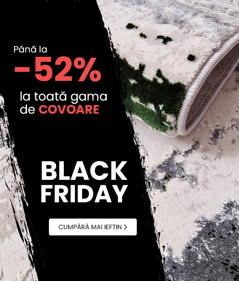 Black Friday la Dormipro.ro - Reducere de pana la 52% la toata gama de Covoare